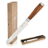 Bread Knife with Sandalwood Handle - LEHADAR