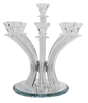Crystal Candelabra Silver Filling - 9 Branch - LEHADAR