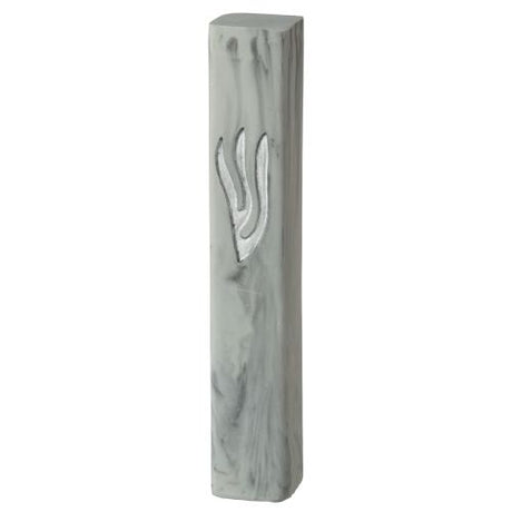 Stone look Polyresin Mezuzah 12 Cm - LEHADAR
