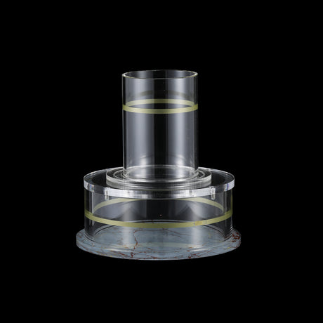 Acrylic Mayim Achronim with Grey/Silver and Gold Design - LEHADAR