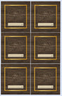 Mishloach Munos Stickers Wooden look (4 sheets) - LEHADAR