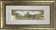 V'Sechezenu Gold Art #213 Size 18x32, Frame #37, White Background - LEHADAR