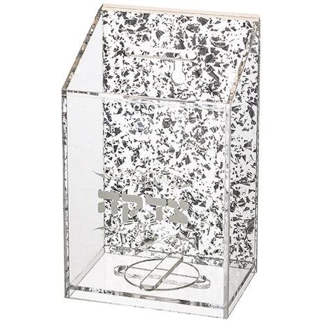 PERSPEX TZEDAKAH BOX 6" - LEHADAR