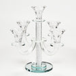 Crystal Candelabra 5 branch White Filling - LEHADAR