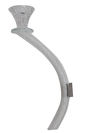 FLOWER CANDELABRA ARM- CLEAR - LEHADAR
