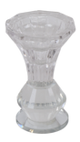 Crystal Candlestickwith Mirror Base 3" - LEHADAR