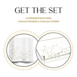 Leaf Embroidered Challah Cover - LEHADAR