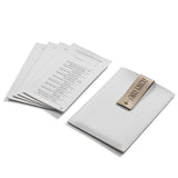 Leather Simanim Pouch & Card Set - LEHADAR