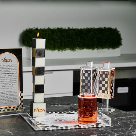 Onyx Havdalah Card - LEHADAR