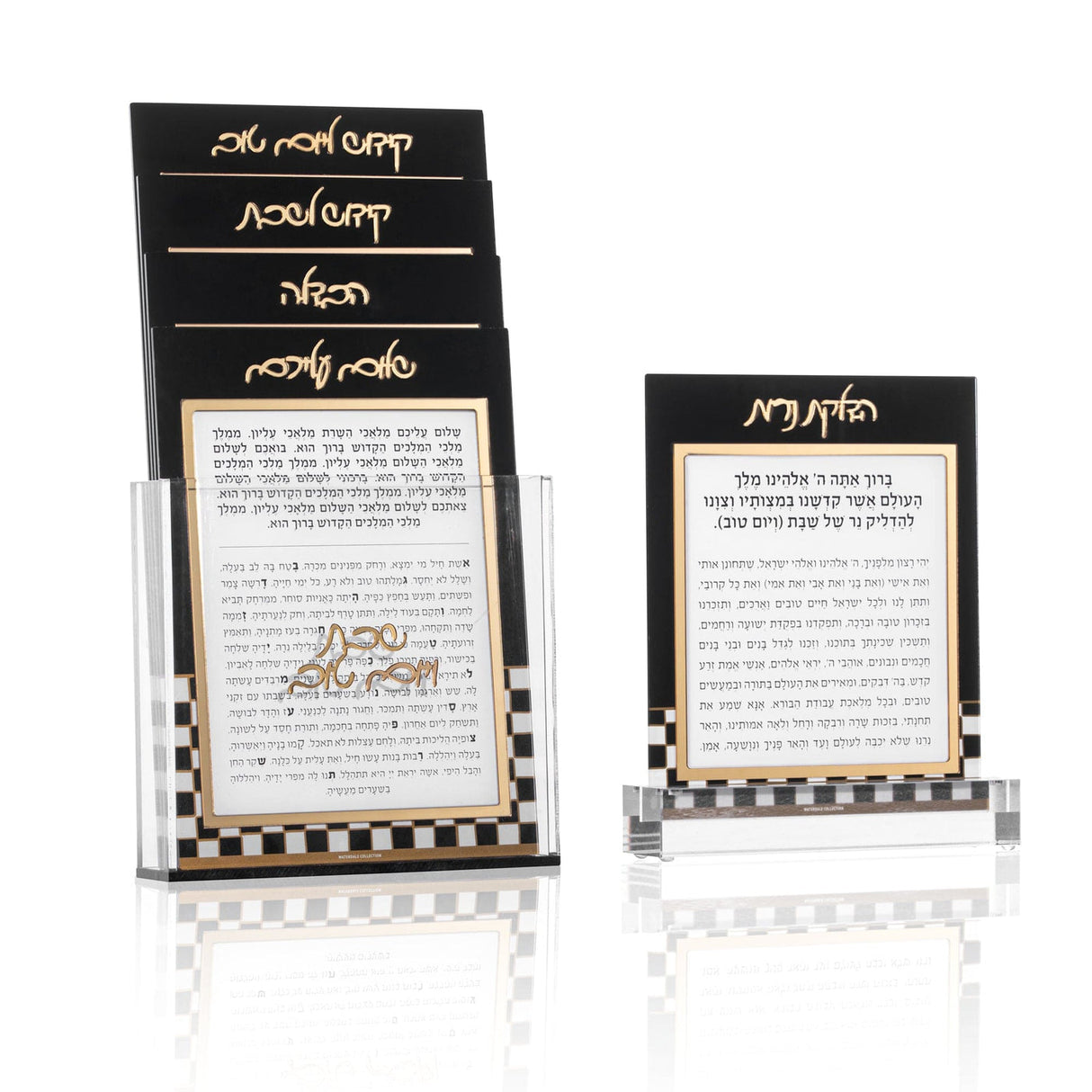 Onyx Shabbos Card Set