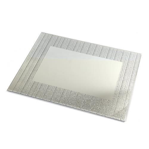 Glass Mirror Tray 11x7"