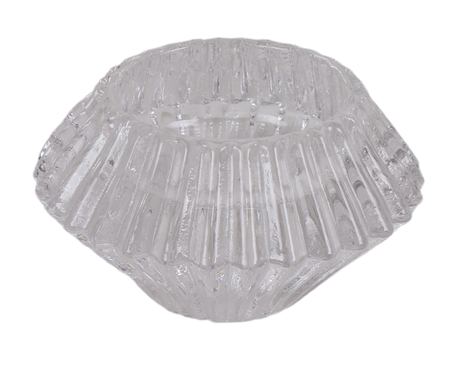 Clear 2 Sided Tealight & Candlestick - 2"x3" - LEHADAR