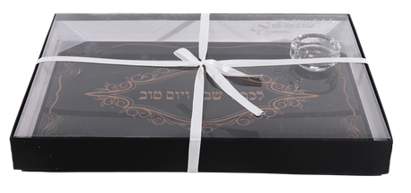 Glass Challah Board 14x10" - LEHADAR
