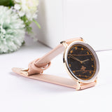 "Watch with Aleph Bais" Handle black face gold rim