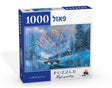1000 pcs Puzzle - Winter Frozen Water Bridge - LEHADAR
